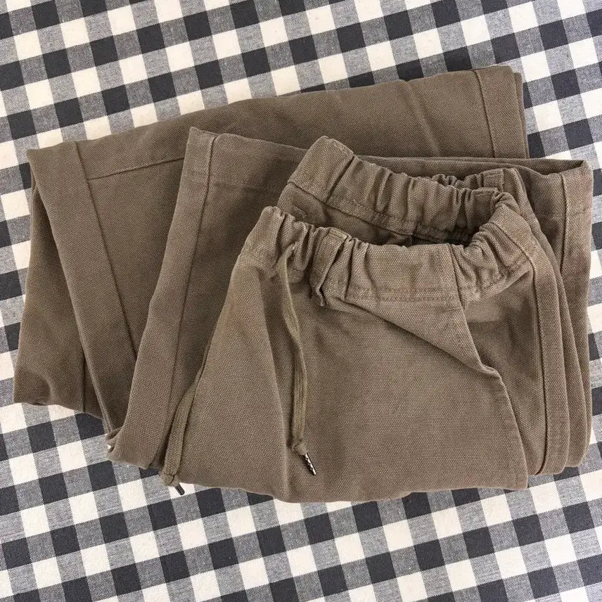 [BUNJANG] Haechi Room Over Duck Pants Washed Beige Size 2 / 해칭룸 오버 덕 팬츠 워시드 베이지 2사이즈 팝니다