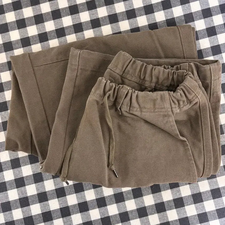 [BUNJANG] Haechi Room Over Duck Pants Washed Beige Size 2 / 해칭룸 오버 덕 팬츠 워시드 베이지 2사이즈 팝니다