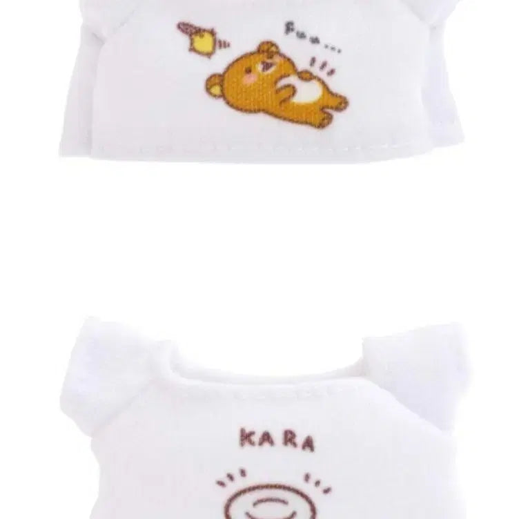 [BUNJANG] Rilakkuma Stay With Me T-shirt &amp; Hotcake Doll Clothes / 리락쿠마 stay with me 티셔츠 &amp; 핫케이크 인형 옷