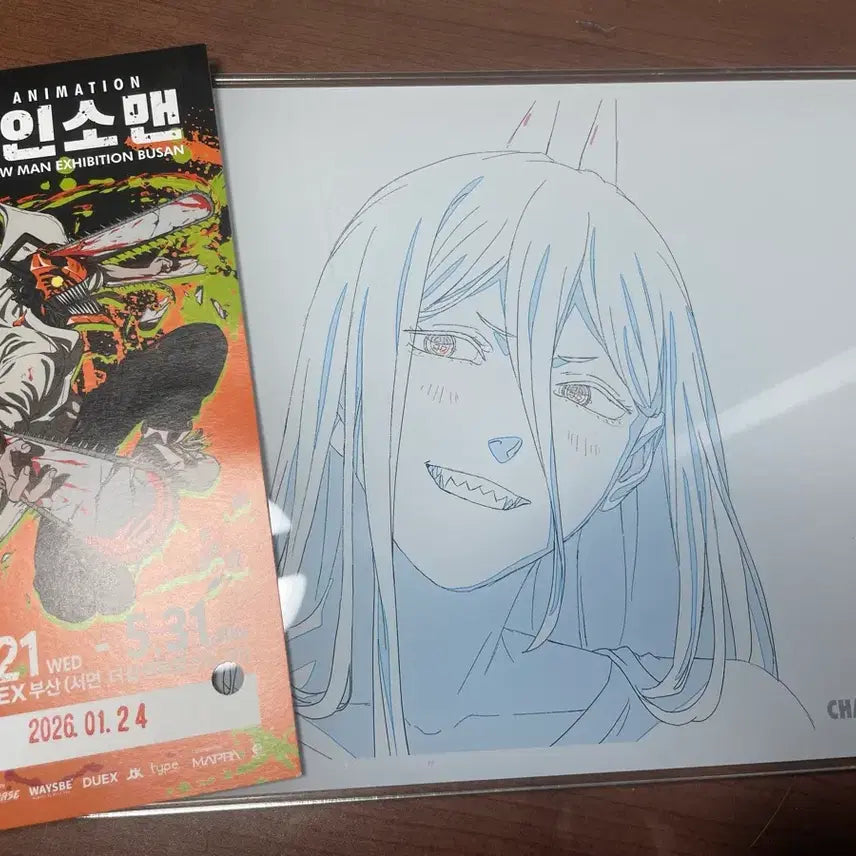 [BUNJANG] Chainsaw Man Power Busan Exhibition Acrylic Stand / 체인소맨 부산 전시회 아크릴 스탠드 파워