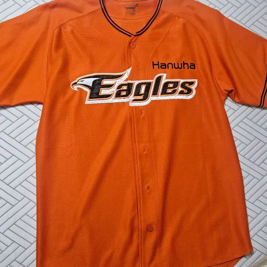 [BUNJANG] Hanwha Eagles Moon Dong-ju Marked Hyunjee Elite Jersey Size 105 / [105]한화이글스 문동주 마킹 형지 유니폼