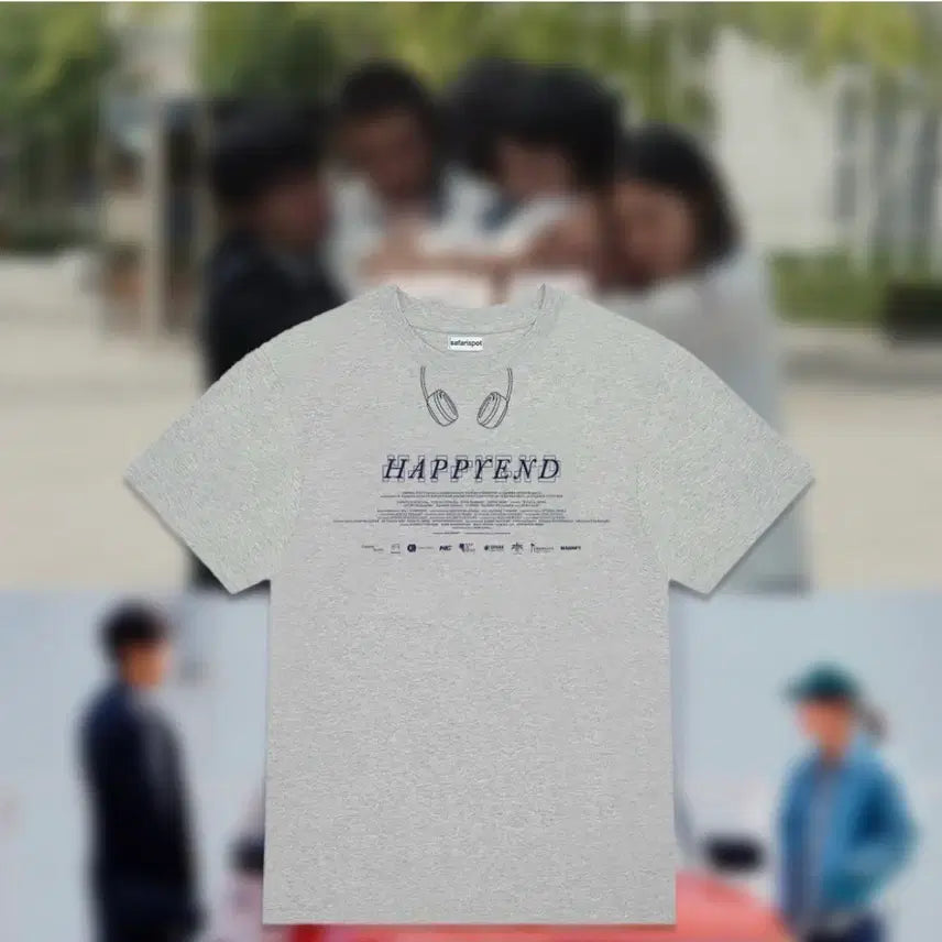 [BUNJANG] Happyend Safari Spot T-Shirt / 해피엔드 사파리스팟 티셔츠
