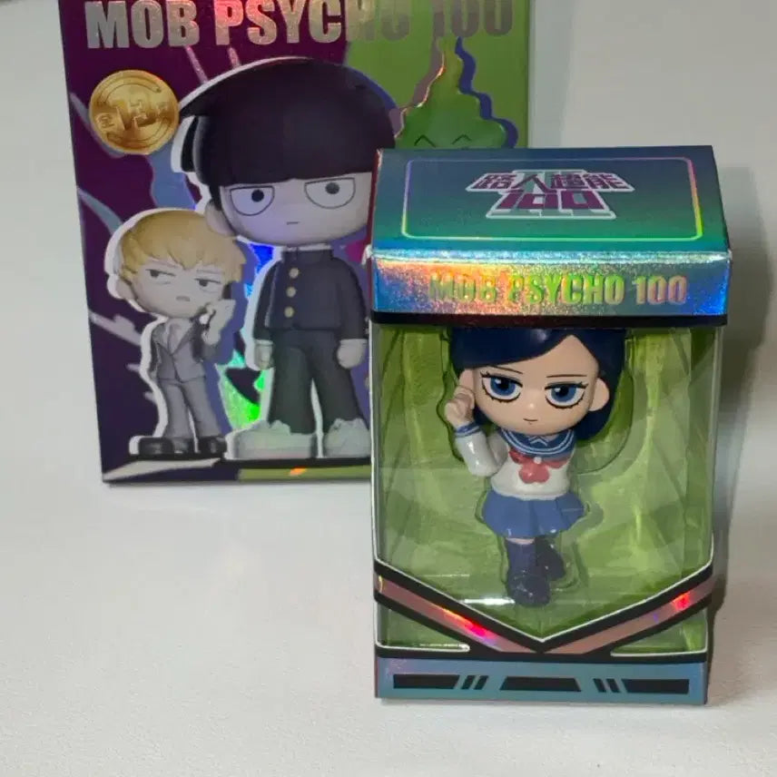 [BUNJANG] Mob Psycho 100 POP MART Chinese Limited Tsubomi Figure Reigen Mob Ritsu Gacha Mobsah / 모브사이코 100 팝마트 중국한정 츠보미 피규어 레이겐모브리츠가챠몹싸