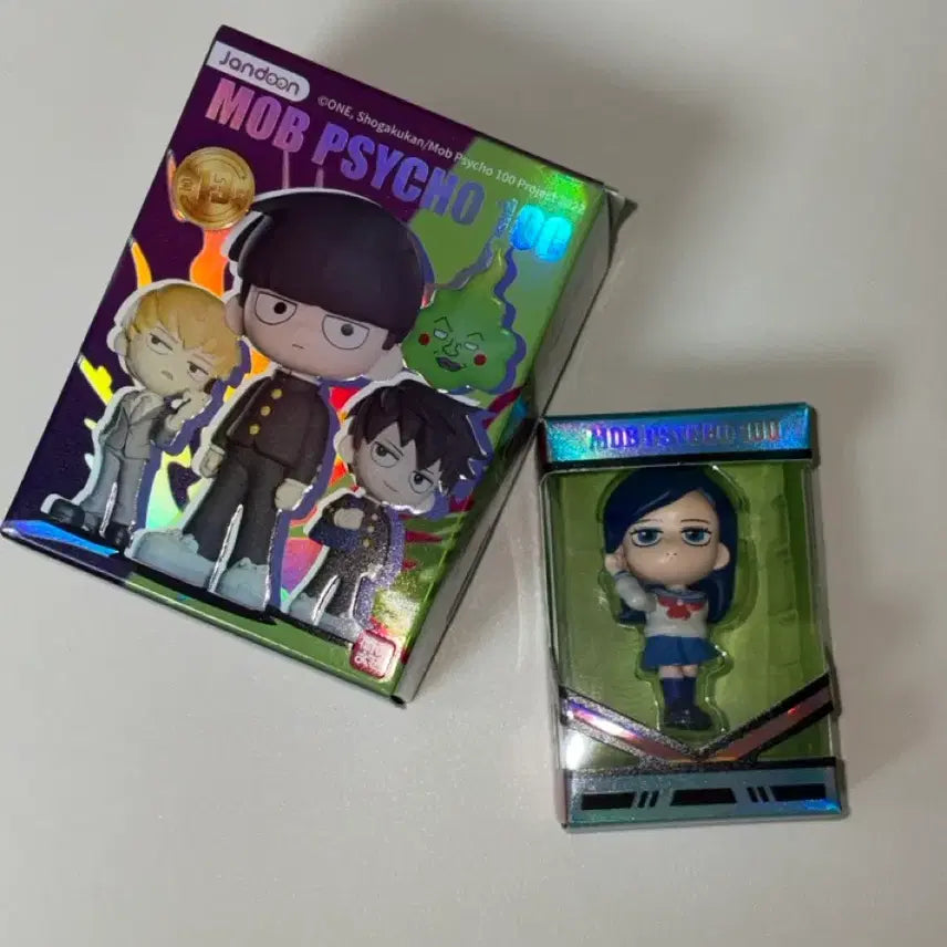 [BUNJANG] Mob Psycho 100 POP MART Chinese Limited Tsubomi Figure Reigen Mob Ritsu Gacha Mobsah / 모브사이코 100 팝마트 중국한정 츠보미 피규어 레이겐모브리츠가챠몹싸
