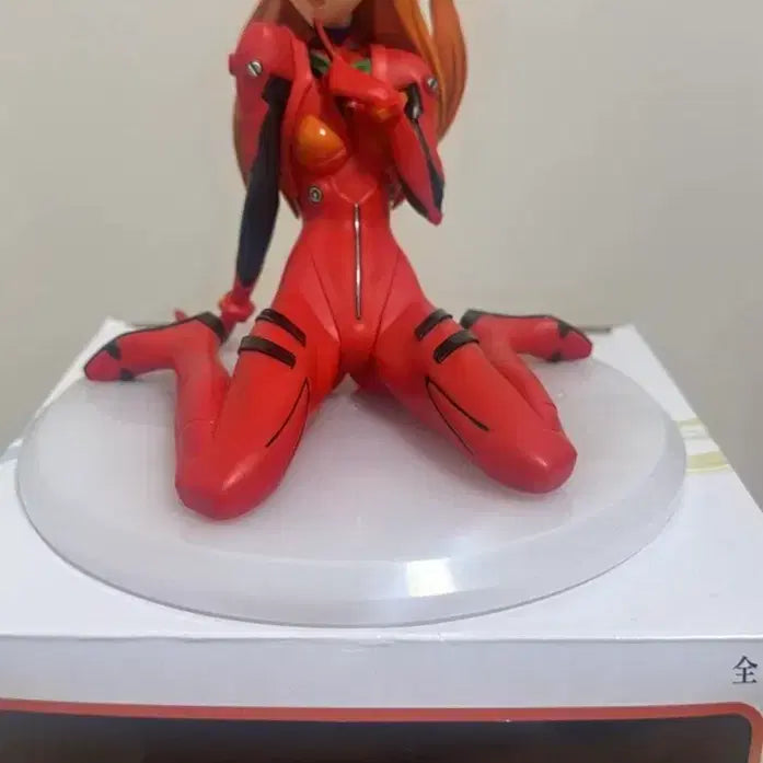 [BUNJANG] SEGA Evangelion Asuka Sitting Figure / 세가 SEGA 에반게리온 아스카 좌상 피규어