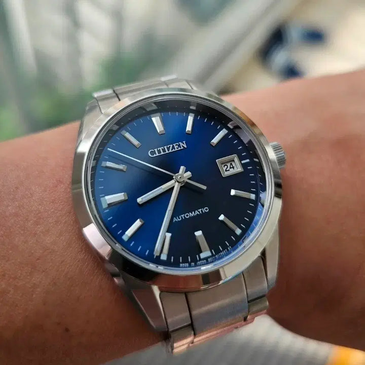 [BUNJANG] Citizen NB1050 Automatic Blue Sunburst Dial Watch / 시티즌 NB1050 청판