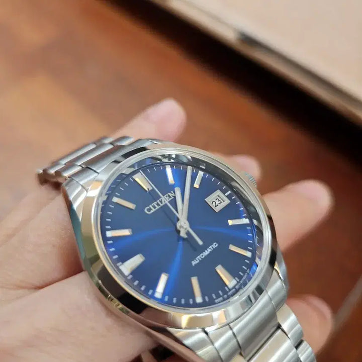 [BUNJANG] Citizen NB1050 Automatic Blue Sunburst Dial Watch / 시티즌 NB1050 청판
