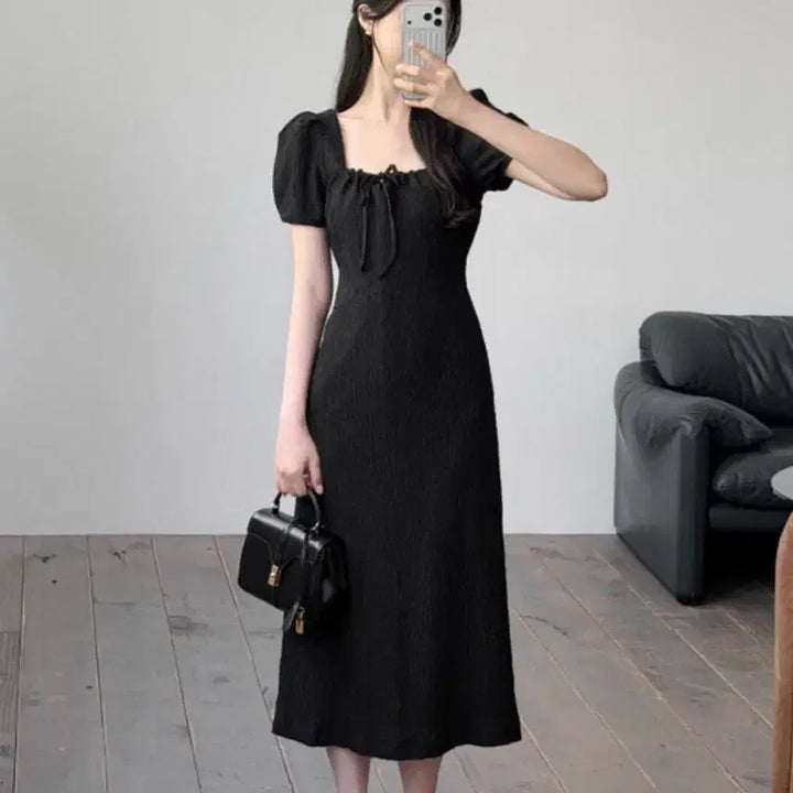 [BUNJANG] UUR Liane Square Dress / Uur 리앙 스퀘어 원피스(새상품)