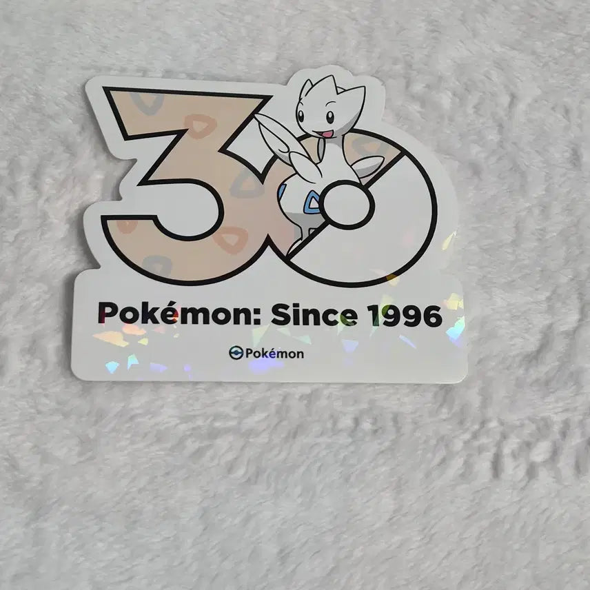 [BUNJANG] Pokemon 30th Anniversary Togetic Logo Sticker / 포켓몬 30주년 로고 스티커 토게틱 판매합니다.