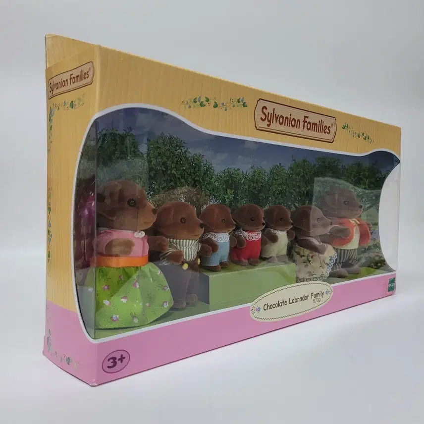[BUNJANG] Sylvanian Families Chocolate Labrador Retriever Family Set (Discontinued) / 단종)실바니안 초콜릿 래브라도 리트리버 대가족 일괄