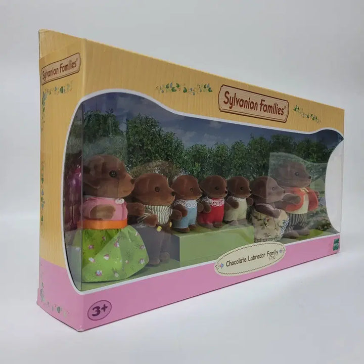 [BUNJANG] Sylvanian Families Chocolate Labrador Retriever Family Set (Discontinued) / 단종)실바니안 초콜릿 래브라도 리트리버 대가족 일괄