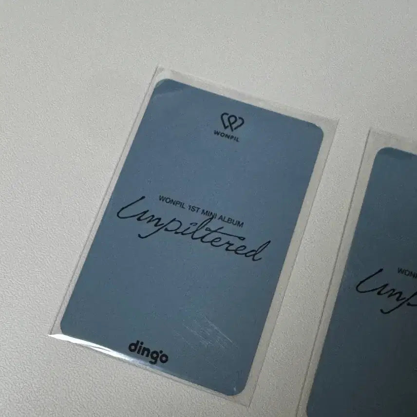 [BUNJANG] DAY6 Young K (Wonpil) Unfiltered Dingo WithMuu Live Exclusive Photocard Set / 원필 언필터드 딩고 위드뮤 라이브 특전 포카 2종