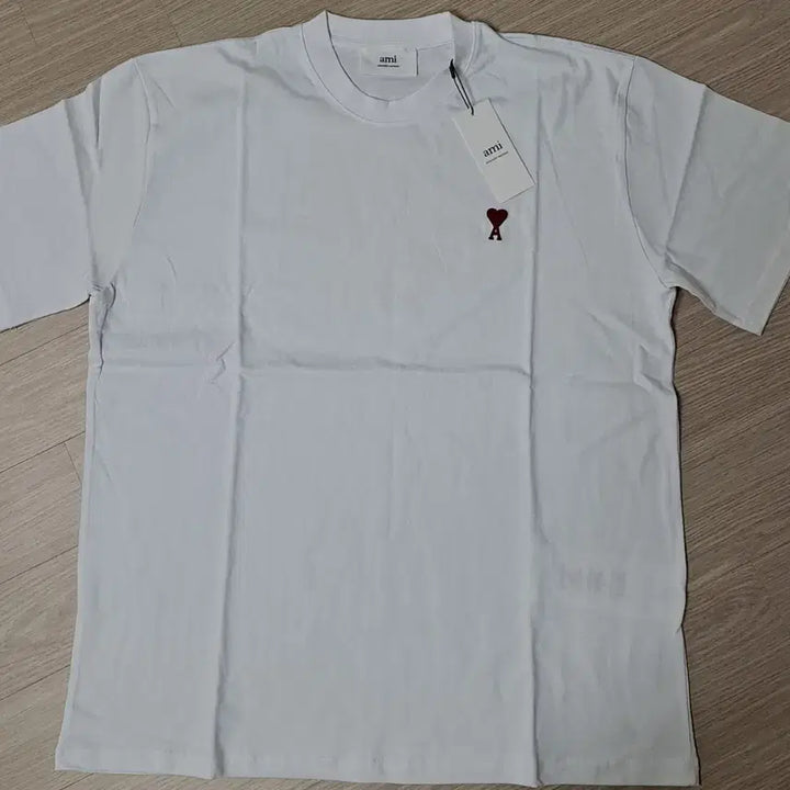 [BUNJANG] AMI Heart Logo T-Shirt White XL / 아미하트 로고 반팔티 화이트 XL