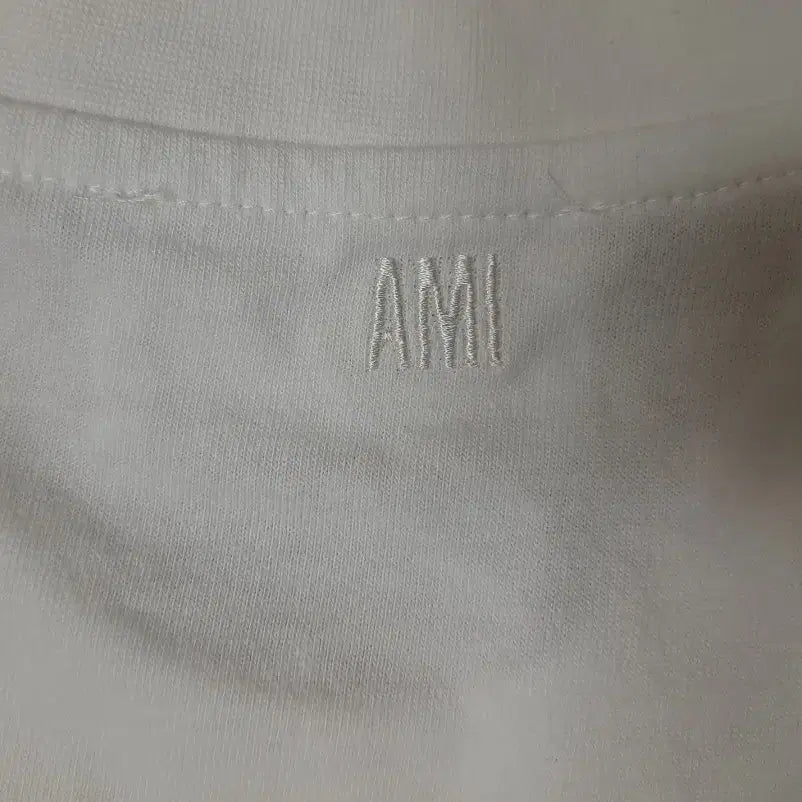[BUNJANG] AMI Heart Logo T-Shirt White XL / 아미하트 로고 반팔티 화이트 XL