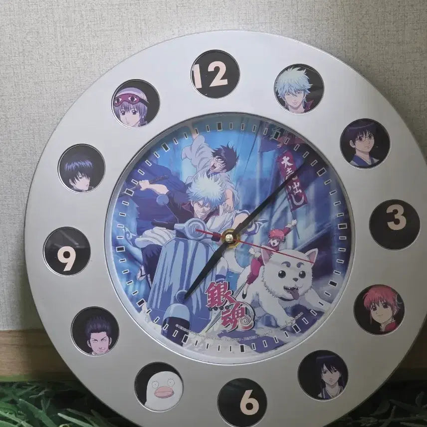 [BUNJANG] Gintama Vintage Wall Clock / 은혼 벽시계 고전 빈티지