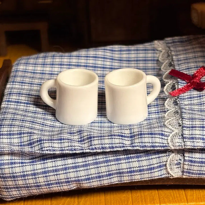 [BUNJANG] Miniature Mug Set (2 pcs) / 미니어처 머그컵 2개 세트