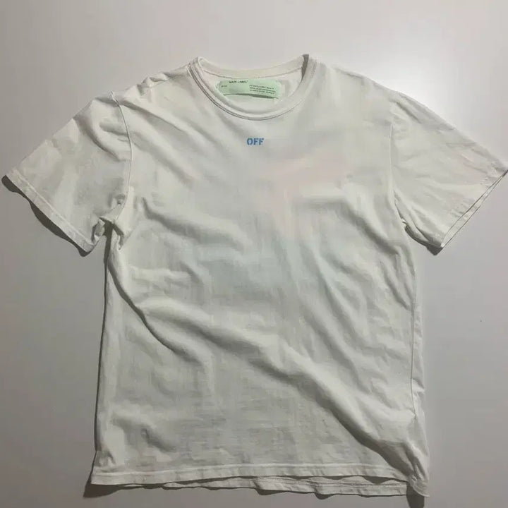 [BUNJANG] Off-White Short Sleeve T-Shirt White / 오프화이트 반팔티 화이트