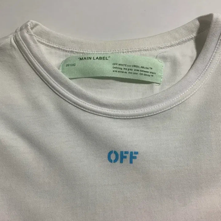 [BUNJANG] Off-White Short Sleeve T-Shirt White / 오프화이트 반팔티 화이트