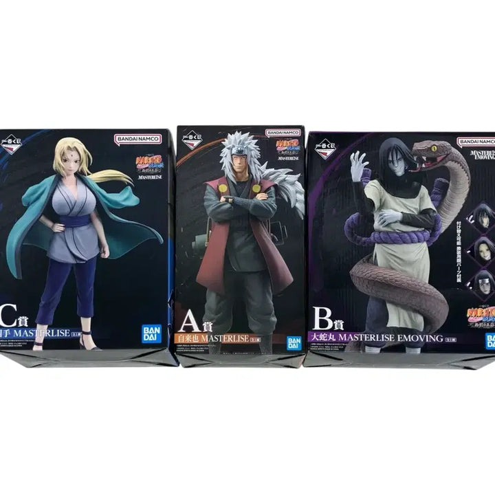 [BUNJANG] Naruto Ichiban Kuji Tsunade Jiraiya Orochimaru Bundle Set / 나루토 제일복권 츠나데 지라이야 오로치마루 일괄