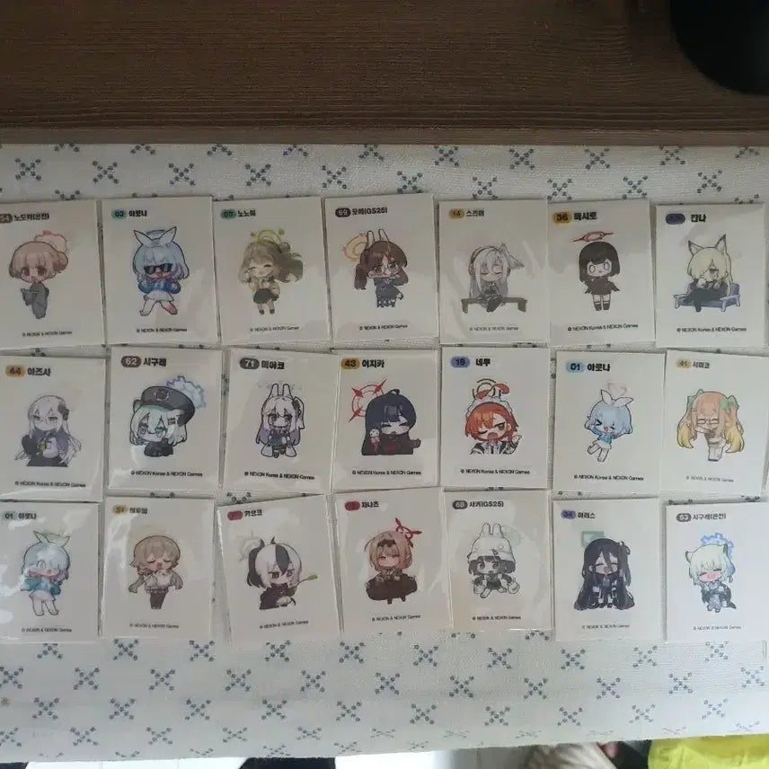 [BUNJANG] Blue Archive Sticker Collection Vol. 2 / 블루 아카이브 띠부씰 모음 2