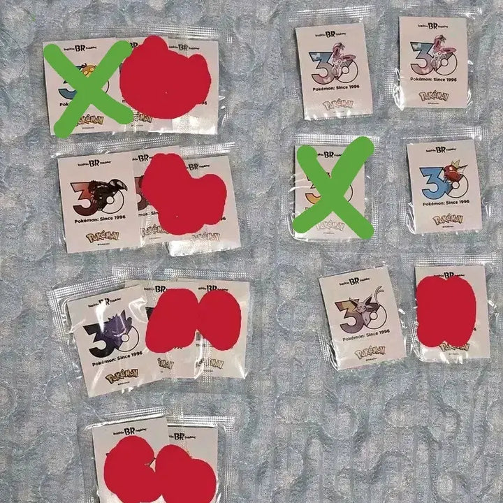 [BUNJANG] Baskin Robbins Pokemon 30th Anniversary Sticker Swap / 배스킨라빈스 포켓몬 30주년 스티커 교환