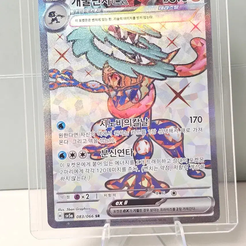 [BUNJANG] Greninja SR Error Card / 개굴닌자 sr 찍힘 오류 카드
