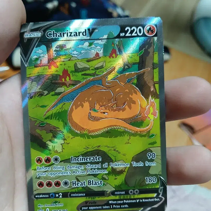 [BUNJANG] Charizard V Full Art North American Edition Trading Card / 리자몽V sar 북미판