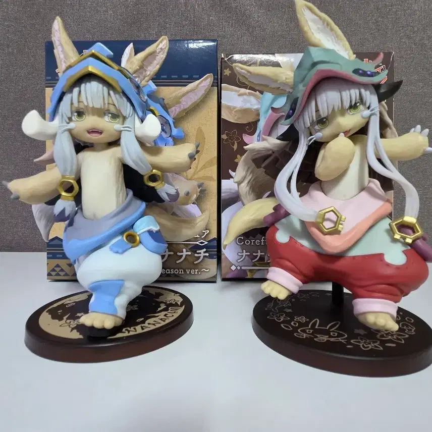 [BUNJANG] Made in Abyss Nanachi Figure 2 Types (Opened Display) / (개봉전시품)메이드 인 어비스 나나치 피규어 2종