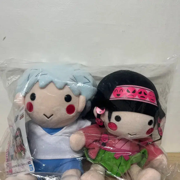[BUNJANG] Hunter x Hunter Zoldyck Family Ichiban Kuji Prize A Killua Alluka Plush / 미개봉] 헌터x헌터 조르딕가 제일복권 쿠지 A상 키르아 아르카 인형