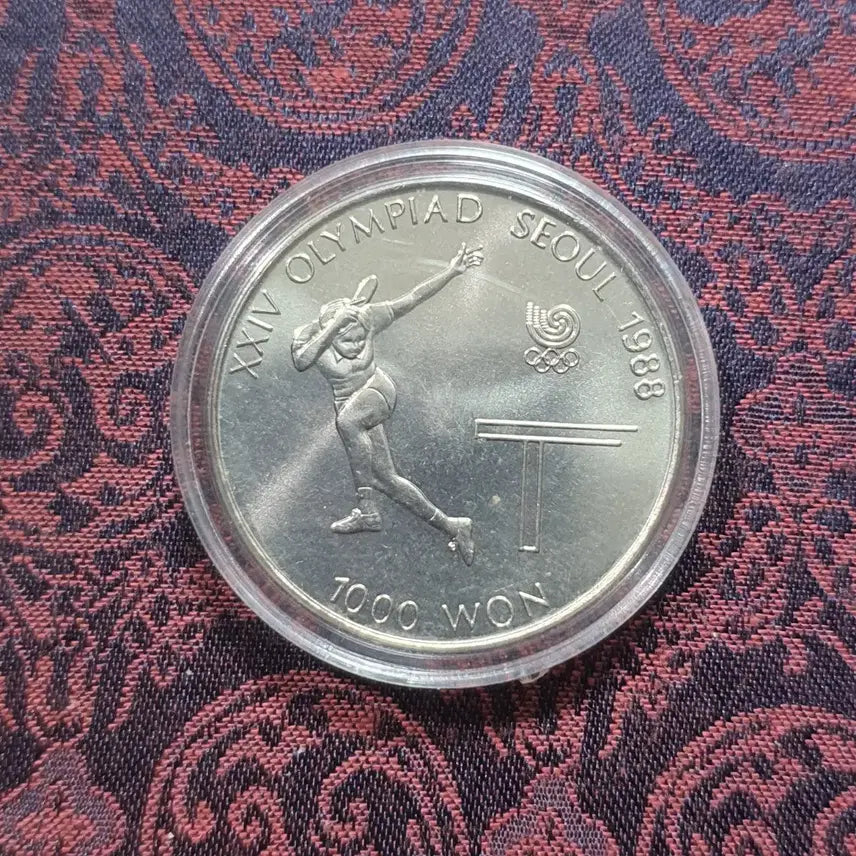 [BUNJANG] 1988 Seoul Olympics Commemorative 1,000 Won Cupronickel Coin (Table Tennis) / 주화는 1988년 서울 올림픽을 기념하여 발행된 1,000원 백동화(탁구