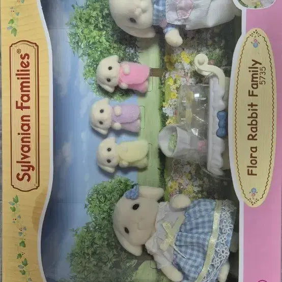 [BUNJANG] Sylvanian Families Flora Rabbit Family / 실바니안 패밀리 플로라 토끼 가족