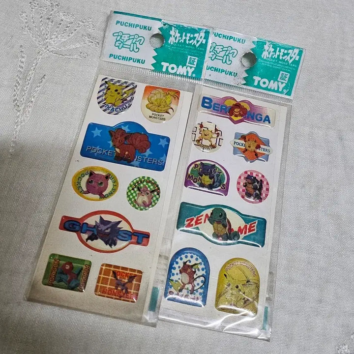 [BUNJANG] Pokemon Sticker Japanese Vintage Licensed Product Pikachu / 포켓몬스터 스티커 일본 고전문구 라이센스 정품 굿즈 다꾸 피카츄