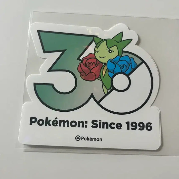 [BUNJANG] Pokemon 30th Anniversary Roselia Sticker / 포켓몬 30주년 스티커 로젤리아