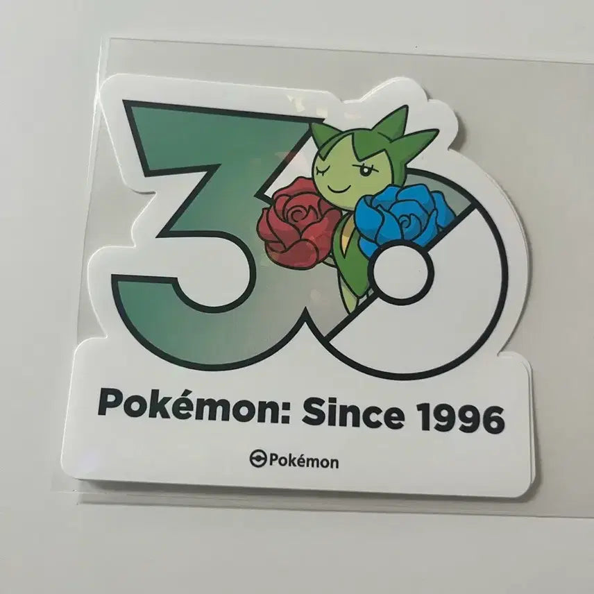 [BUNJANG] Pokemon 30th Anniversary Roselia Sticker / 포켓몬 30주년 스티커 로젤리아