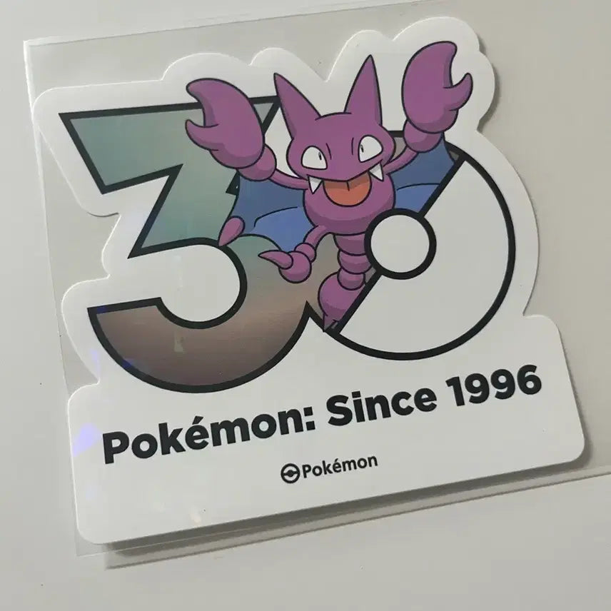 [BUNJANG] Pokemon 30th Anniversary Sticker Gliger / 포켓몬 30주년 스티커 글라이거