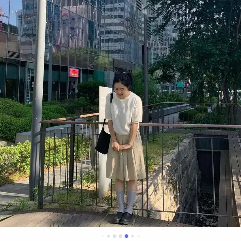 [BUNJANG] Yestoto Butterfly Pants Beige / 예스투투 나비팬츠