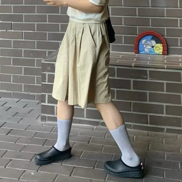 [BUNJANG] Yestoto Butterfly Pants Beige / 예스투투 나비팬츠
