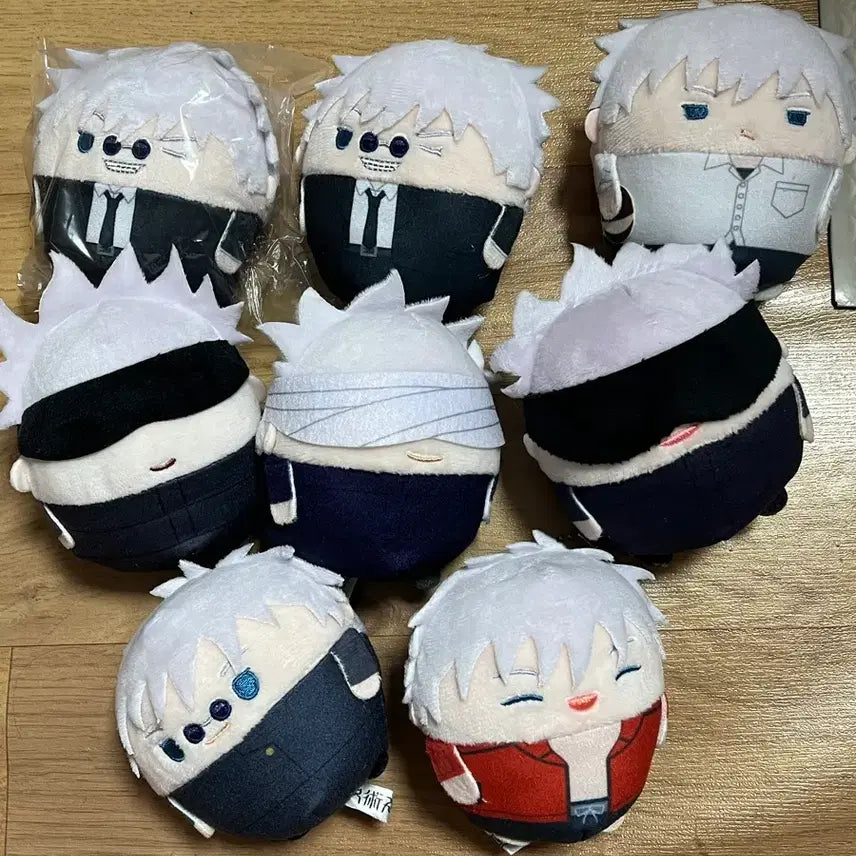 [BUNJANG] Jujutsu Kaisen Gojo Huwacororing Acrylic Charms Bundle Set / 주술회전 고죠 후와코로링8개 일괄판매