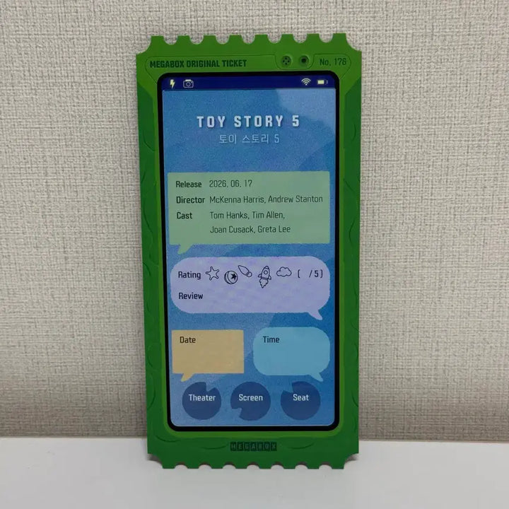 [BUNJANG] Toy Story 5 Original Ticket / <토이 스토리 5> 오리지널 티켓