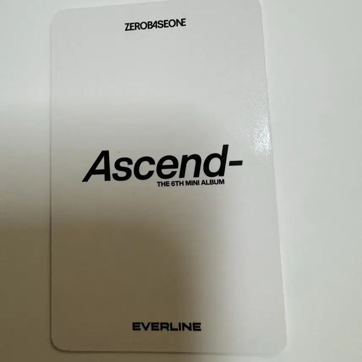 [BUNJANG] ZEROBASEONE Zb1 Ascend 11 ver. Everline Seok Matthew Photocard / 제로베이스원 zb1 어센드 Ascend 11 ver 에버라인 석매튜