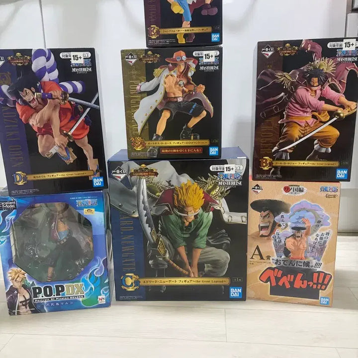 [BUNJANG] One Piece Ichiban Kuji Legend Over Time Full Set (Marco F Prize Excluded) + POP Marco, Banpresto Figures / 택포)급처 원피스 제일복권 피규어 풀세트(레전드오버타임)+pop,반프포함