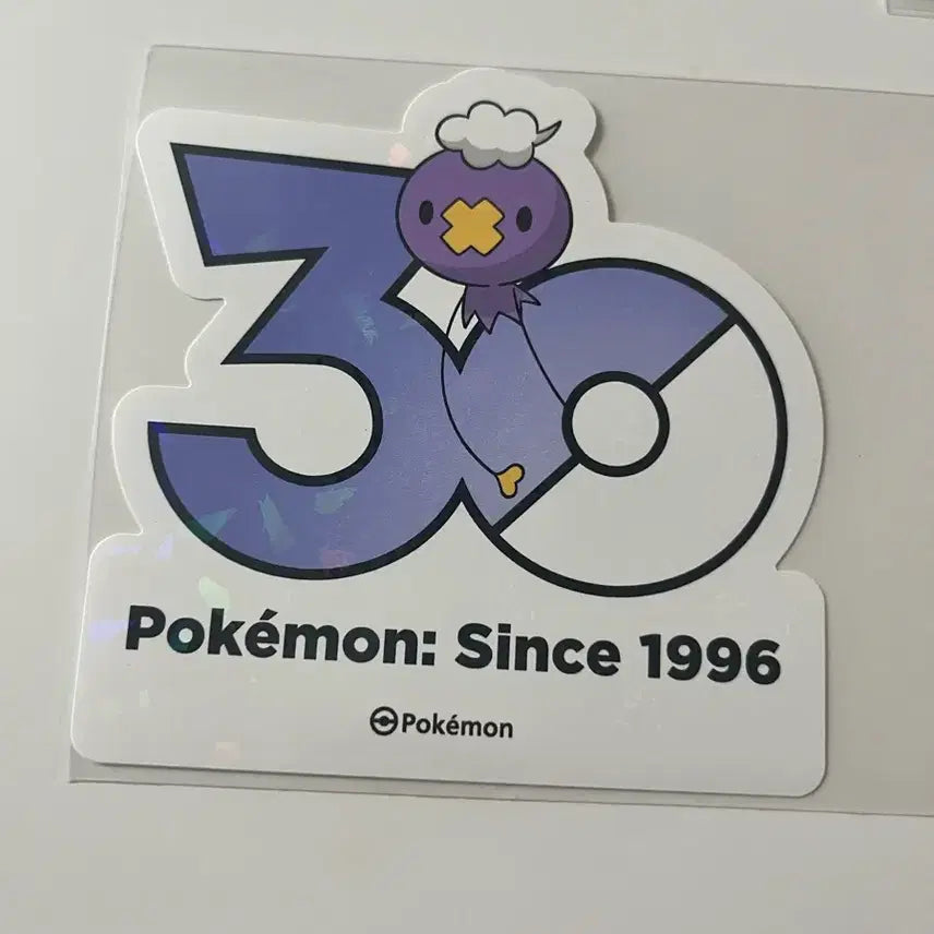 [BUNJANG] Pokemon 30th Anniversary Drifloon Sticker / 포켓몬 30주년 스티커 흔들풍손