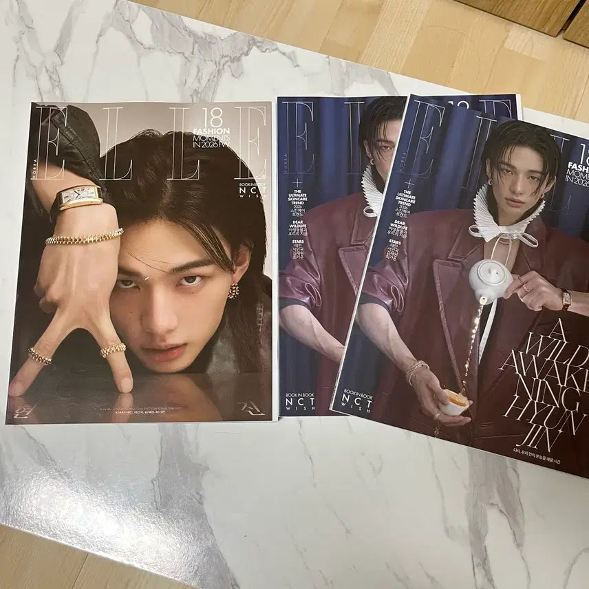 [BUNJANG] Stray Kids Hyunjin Elle Photocard / 엘르 스키즈 현진(북인북x)