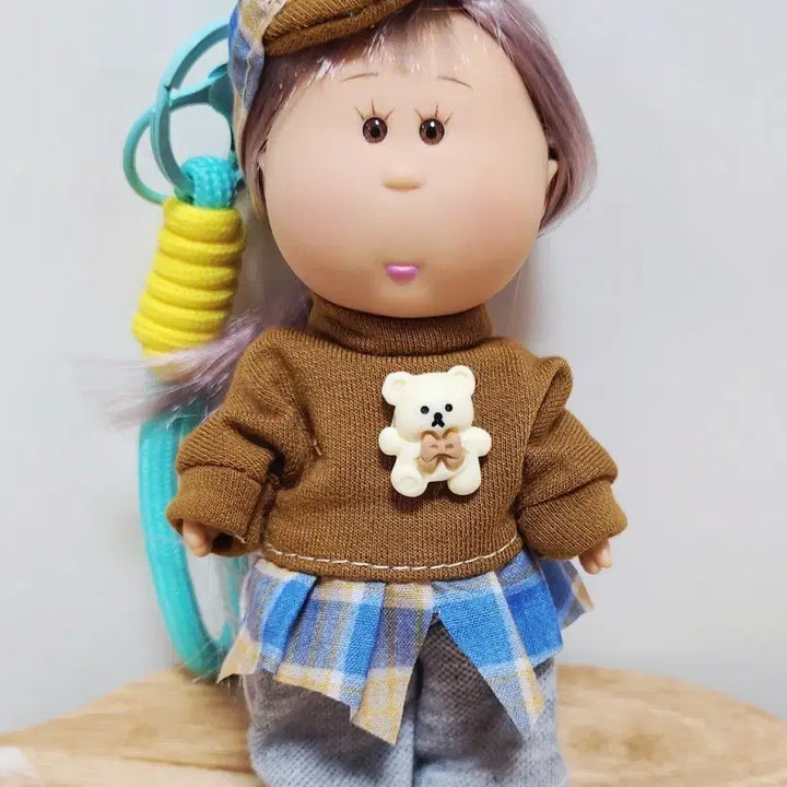 [BUNJANG] Chubby Potato Mia Mini Doll Keychain / 쪼꼬미 중국 감자미아 인형