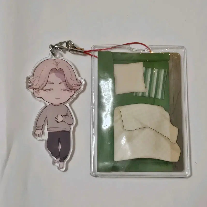 [BUNJANG] Tokyo Revengers Seishu Inui "Oyassumi" Mini Acrylic Strap Keychain / 도리벤도쿄리벤저스 이누이세이슈 오야스미 미니 아크릴 스트랩 키링
