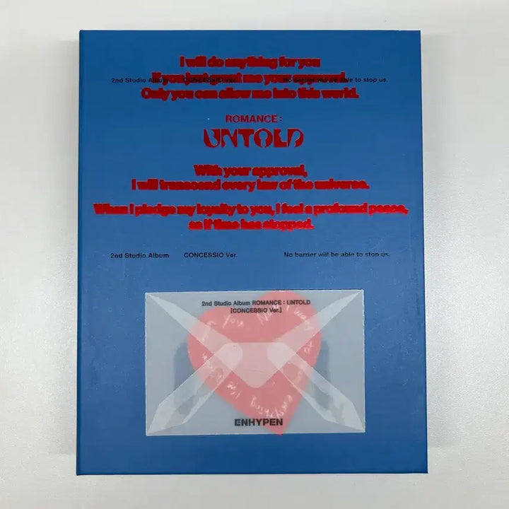 [BUNJANG] ENHYPEN ROMANCE: UNTOLD CONCESSIO Ver. Album / 엔하이픈 enhypen ROMANCE: UNTOLD CONCESSIO