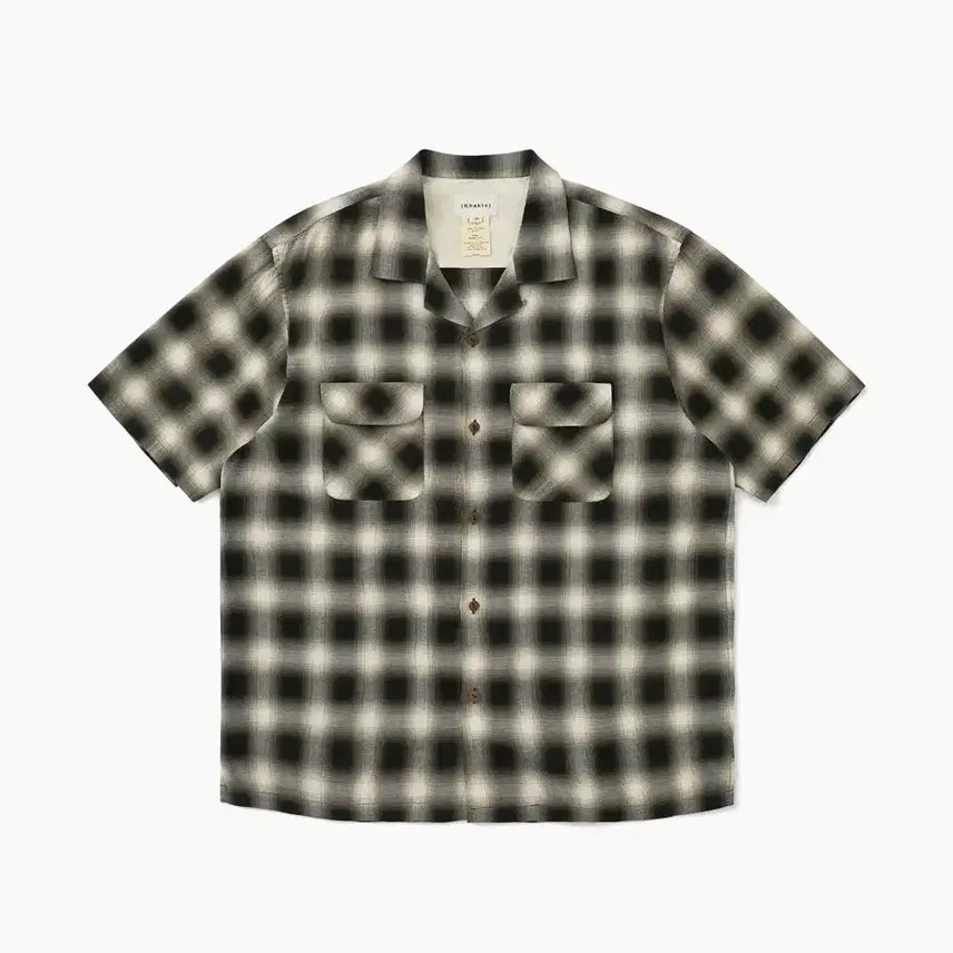 [BUNJANG] Carharrt WIP Shadow Plaid S/S Shirt (Bark/L) / 카키스 셔츠 Shadow Plaid S/S Shirt (Bark/L)