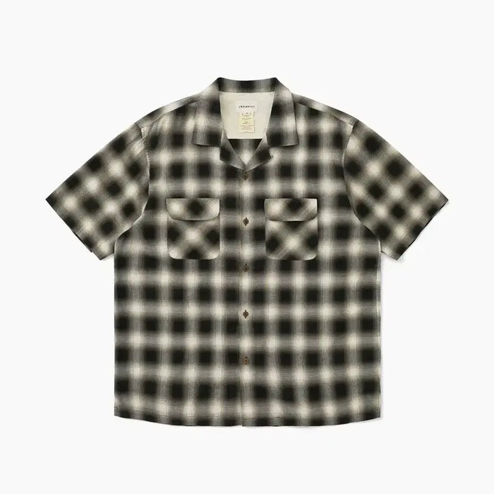 [BUNJANG] Carharrt WIP Shadow Plaid S/S Shirt (Bark/L) / 카키스 셔츠 Shadow Plaid S/S Shirt (Bark/L)