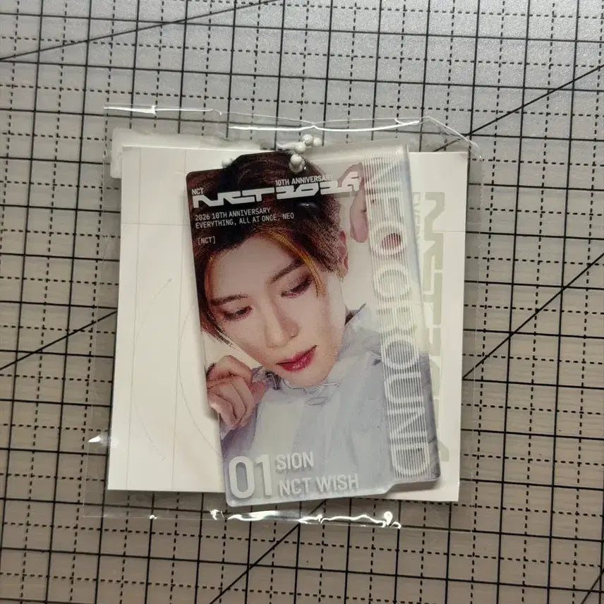 [BUNJANG] NCT WISH Sion Neo Ground Pop-up Lenticular Keychain / 네오그라운드 팝업 엔시티위시 시온 렌티큘러 키링