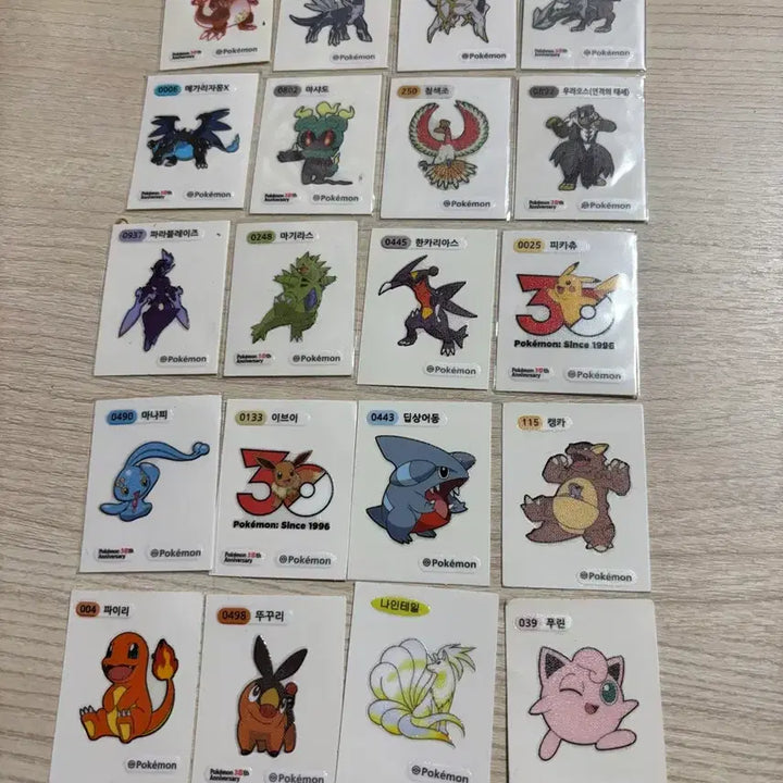 [BUNJANG] Pokemon Stickers Bundle Set / 포켓몬 띠부띠부씰 일괄